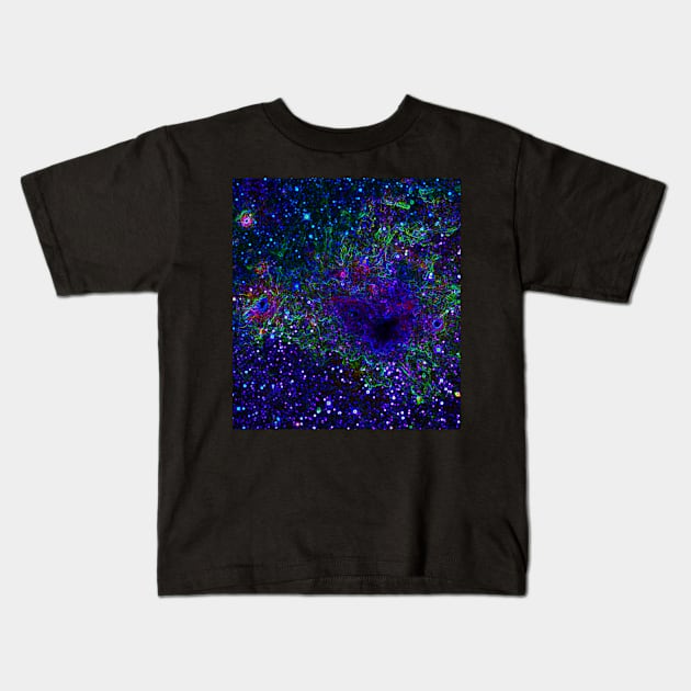 Black Panther Art - Glowing Edges 445 Kids T-Shirt by The Black Panther